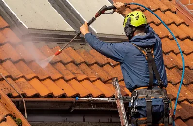 Démoussage et hydrofuge de toiture à Crisenoy